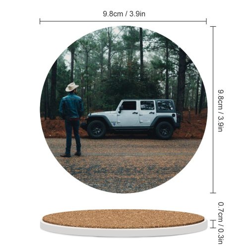 yanfind Ceramic Coasters (round) Images Land Flora Suv Wallpapers Car Tree States Automobile Road Forest Pictures Family Game Intellectual Educational Game Jigsaw Puzzle Toy Set