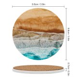yanfind Ceramic Coasters (round) Canary Islands Spain Aerial Ocean Sea  Beach Landscape Drone Photo Family Game Intellectual Educational Game Jigsaw Puzzle Toy Set