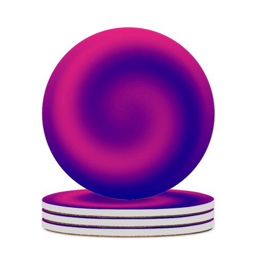 yanfind Ceramic Coasters (round) Motion Lavender Dawn Morning Spiral Purple Softness Dark Vibrant Defocused Curve Sunset Family Game Intellectual Educational Game Jigsaw Puzzle Toy Set