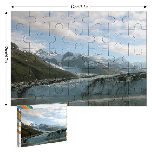 yanfind Picture Puzzle Alaska   Sea Cruise Mountainous Landforms  Range Highland Glacial Lake Family Game Intellectual Educational Game Jigsaw Puzzle Toy Set