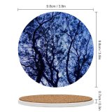 yanfind Ceramic Coasters (round) Tree Sky  Clean Tranquility Focus Arvore  Baixo Natureza Verde Ceu Family Game Intellectual Educational Game Jigsaw Puzzle Toy Set
