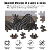 yanfind Picture Puzzle Zebra Zebras Lines Crossing Stripes Stripe Hug Terrestrial Wildlife Snout Organism Safari Family Game Intellectual Educational Game Jigsaw Puzzle Toy Set