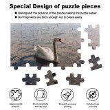 yanfind Picture Puzzle  Lonesome Lake Kaszuby Bird Beak Ducks Geese Swans Waterfowl Reflection Sky Family Game Intellectual Educational Game Jigsaw Puzzle Toy Set
