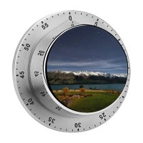yanfind Timer Dominic Kamp Lake Wakatipu Queenstown Zealand  Mountains  Range Snow Covered 60 Minutes Mechanical Visual Timer
