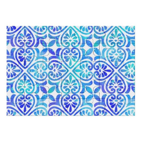 yanfind Picture Puzzle Spanish Portuguese Arabic Flooring Mexican Watercolor Ceramics Porcelain Pottery  Moroccan Medallion Family Game Intellectual Educational Game Jigsaw Puzzle Toy Set