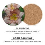 yanfind Ceramic Coasters (round) Geranium Images Plant  Flower Hemerocallis Bloom Amaryllis Pollen Ruffles Daylilies Petal Family Game Intellectual Educational Game Jigsaw Puzzle Toy Set