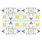 yanfind Picture Puzzle Spanish Portuguese Boho Arabic Flooring Mexican Ceramics Porcelain Aztec Retro Moroccan Tradition Family Game Intellectual Educational Game Jigsaw Puzzle Toy Set