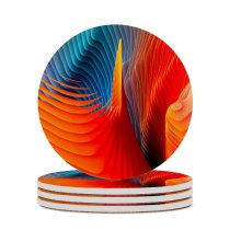 yanfind Ceramic Coasters (round) Abstract Colorful MacOS Sierra Family Game Intellectual Educational Game Jigsaw Puzzle Toy Set