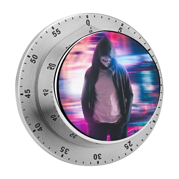 yanfind Timer Ritvikshukla Anonymous Neon City Lights Urban Light Trails 60 Minutes Mechanical Visual Timer