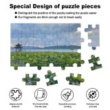 yanfind Picture Puzzle Dusk Chinese Cultures Summer Architecture Tree Building UNESCO Tranquil Classical Games Landscape001 Family Game Intellectual Educational Game Jigsaw Puzzle Toy Set