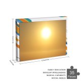 yanfind Picture Puzzle  Gold Ocean Light Surreal Beautiful Louisiana Gulf Mexico Haze Fog Sea Family Game Intellectual Educational Game Jigsaw Puzzle Toy Set
