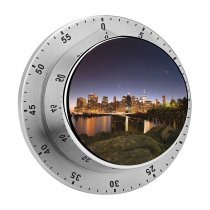 yanfind Timer York City Brooklyn  Park Cityscape Sunset 60 Minutes Mechanical Visual Timer