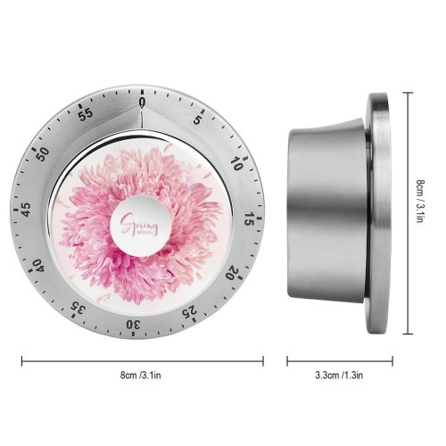yanfind Timer Arrangement Blooming Rosette  Beauty Wedding Asters Garden Pastel Romantic Luxurious Luxury 60 Minutes Mechanical Visual Timer