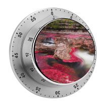yanfind Timer Caño Cristales River Serranía De La Macarena  Rocks Colombia 60 Minutes Mechanical Visual Timer