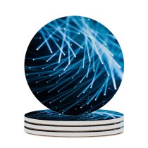 yanfind Ceramic Coasters (round) William Warby Abstract Spot Lights Dark Indoor Family Game Intellectual Educational Game Jigsaw Puzzle Toy Set