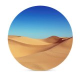 yanfind Ceramic Coasters (round) Desert Sand Dunes Clear Sky Family Game Intellectual Educational Game Jigsaw Puzzle Toy Set