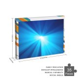 yanfind Picture Puzzle Disco Light Dance Flower Rave Spot Daytime   Electric Sky Lighting Family Game Intellectual Educational Game Jigsaw Puzzle Toy Set