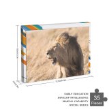 yanfind Picture Puzzle Images Alpha Leader Kruger Africa Wildlife Safari Stand Pictures Mane Creative Teeth Family Game Intellectual Educational Game Jigsaw Puzzle Toy Set