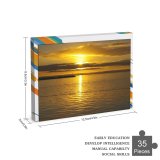 yanfind Picture Puzzle Sunrise Mandurah Horizon Sky Afterglow Sunset Sea Calm Evening Family Game Intellectual Educational Game Jigsaw Puzzle Toy Set