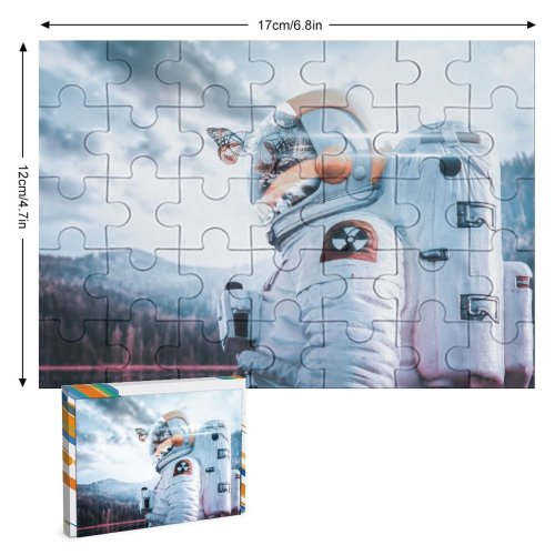 yanfind Picture Puzzle Comfreak Radioactive Suit Butterfly Science Clouds Sky Reflection Nuclear Family Game Intellectual Educational Game Jigsaw Puzzle Toy Set