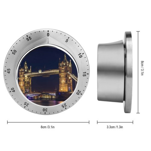 yanfind Timer Vincentiu Solomon London  United  River Thames Night Time Ancient Architecture 60 Minutes Mechanical Visual Timer