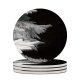 yanfind Ceramic Coasters (round) Snow Tree Isolation  Pine Frost Winter Freezing Leaf Plant Family Game Intellectual Educational Game Jigsaw Puzzle Toy Set