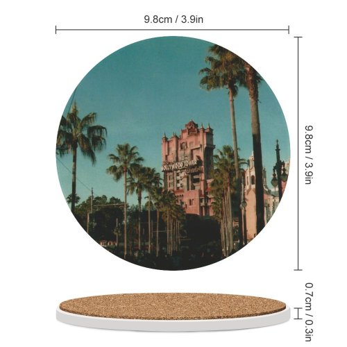yanfind Ceramic Coasters (round)  Disney's Lake Studios United  Buena States Family Game Intellectual Educational Game Jigsaw Puzzle Toy Set