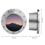 yanfind Timer Luc Lagasquie Sunset Mountains Silhouette 60 Minutes Mechanical Visual Timer
