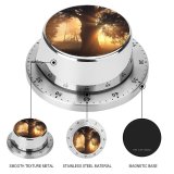 yanfind Timer Country Fog Clouds Scenic Early Silhouette Picturesque Colorful Misty Riverbank 60 Minutes Mechanical Visual Timer