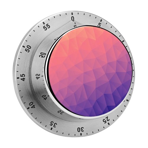 yanfind Timer Dimensional Blank Beige Dawn Dimensional Morning Purple Dark   Sunset Grid 60 Minutes Mechanical Visual Timer