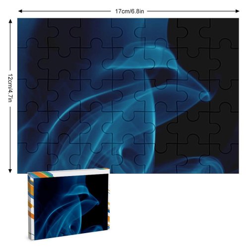 yanfind Picture Puzzle Abstract  Aroma Art Curve Dynamic Elegant Flow form Incense Magic Motion#357 Family Game Intellectual Educational Game Jigsaw Puzzle Toy Set