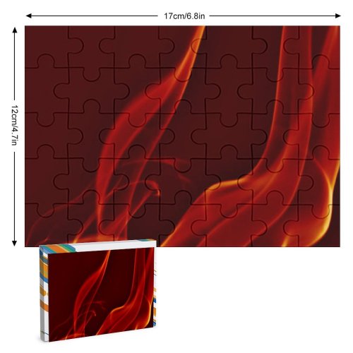 yanfind Picture Puzzle Abstract  Aroma Art Curve Dynamic Elegant Flow form Incense Magic Motion#365 Family Game Intellectual Educational Game Jigsaw Puzzle Toy Set