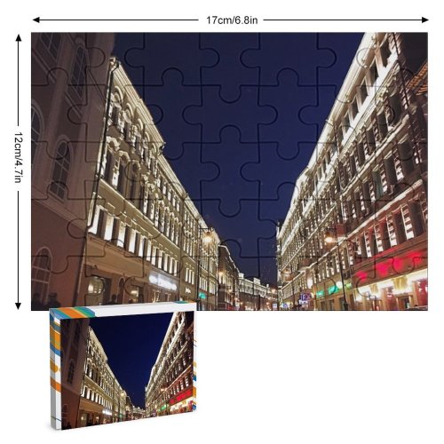 yanfind Picture Puzzle City Sky Arch Destinations Narrow  Outdoors  Crowded Georgian Mode Architecture Family Game Intellectual Educational Game Jigsaw Puzzle Toy Set