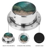 yanfind Timer Seashore Aerial Rocky Coast IOS 60 Minutes Mechanical Visual Timer