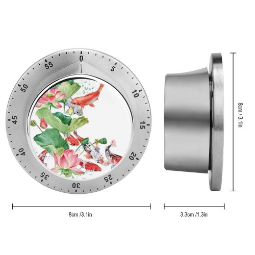 yanfind Timer Glamour Fashion Young Face Lady Model Art Dress Stylish Fur Accessory Boa 60 Minutes Mechanical Visual Timer