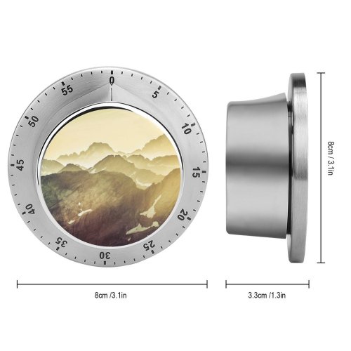 yanfind Timer Trey Ratcliff Southern Alps Zealand Aerial  Peak Glacial Snow 60 Minutes Mechanical Visual Timer