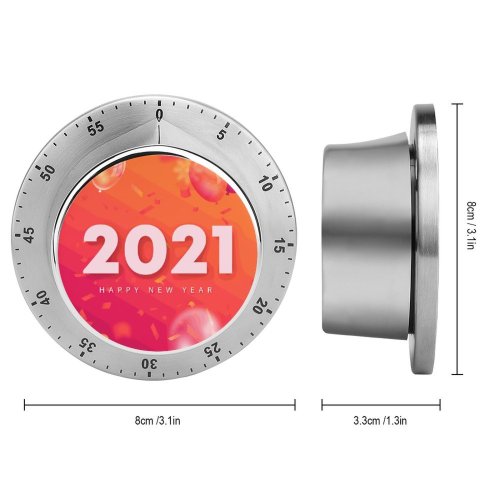 yanfind Timer Celebrations Year Happy Balloons Colorful Gradient 60 Minutes Mechanical Visual Timer