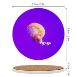 yanfind Ceramic Coasters (round) Pathum Danthanarayana Jellyfish Purple Sea  Underwater Aquarium Family Game Intellectual Educational Game Jigsaw Puzzle Toy Set