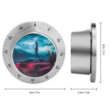 yanfind Timer Vitaliy Art Sci Fi Spaceship Alien Flying Saucer UFO 60 Minutes Mechanical Visual Timer