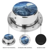 yanfind Timer Winter  Frozen Forest Village Snowfall 60 Minutes Mechanical Visual Timer