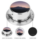 yanfind Timer Luc Lagasquie Sunset Mountains Silhouette 60 Minutes Mechanical Visual Timer
