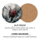 yanfind Ceramic Coasters (round) Images Saarland Insect Frost Public Snow Wallpapers Outdoors Winter Invertebrate  Frozen Family Game Intellectual Educational Game Jigsaw Puzzle Toy Set