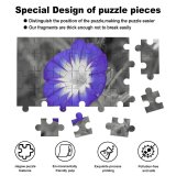 yanfind Picture Puzzle Wild Flower Stand Eden Pettle Grey Petal Purple Plant Violet Wildflower Morning Family Game Intellectual Educational Game Jigsaw Puzzle Toy Set