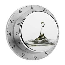 yanfind Timer Watersplash Reflective Abstract Droplets  Render Liquid Macro Drop H O 60 Minutes Mechanical Visual Timer