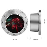 yanfind Timer Stu Ballinger Graphics CGI Flowers Neon Flower Cyberpunk Glowing 60 Minutes Mechanical Visual Timer