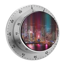 yanfind Timer Trey Ratcliff Hong Kong Cityscape Kowloon Architecture Nightlife Ferris Wheel Lights River 60 Minutes Mechanical Visual Timer