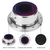 yanfind Timer Laser Retro Dance Fashionable Vibrant Lighting Science Purple Number Fiction Space Futuristic 60 Minutes Mechanical Visual Timer