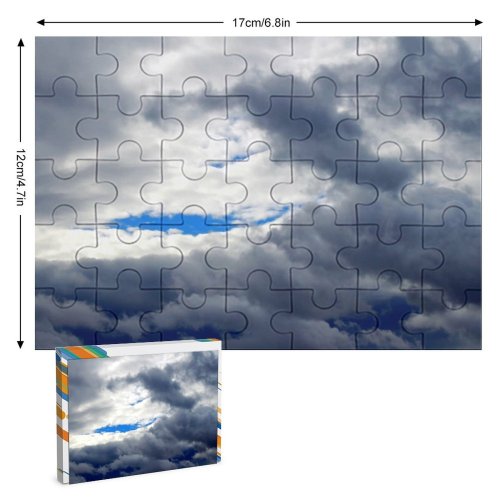 yanfind Picture Puzzle Cloud Clouds Sky Skies Cloudy Autumn Fall Idaho Grey Grow Ominous Forboding Family Game Intellectual Educational Game Jigsaw Puzzle Toy Set