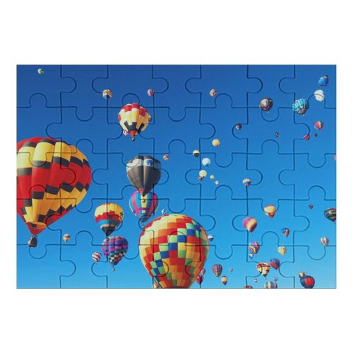 yanfind Picture Puzzle Hot  Balloons Festival Colorful Sky Family Game Intellectual Educational Game Jigsaw Puzzle Toy Set