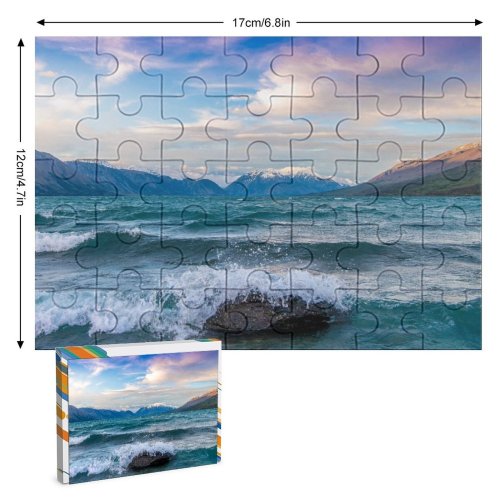 yanfind Picture Puzzle Dominic Kamp Lake Ohau  Mountains Zealand Family Game Intellectual Educational Game Jigsaw Puzzle Toy Set